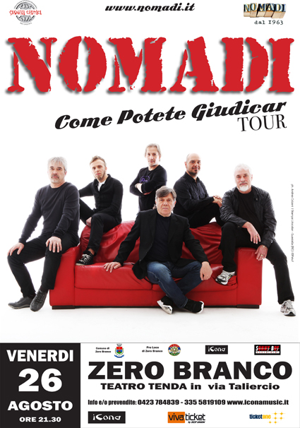 Manifesto concerto Nomadi