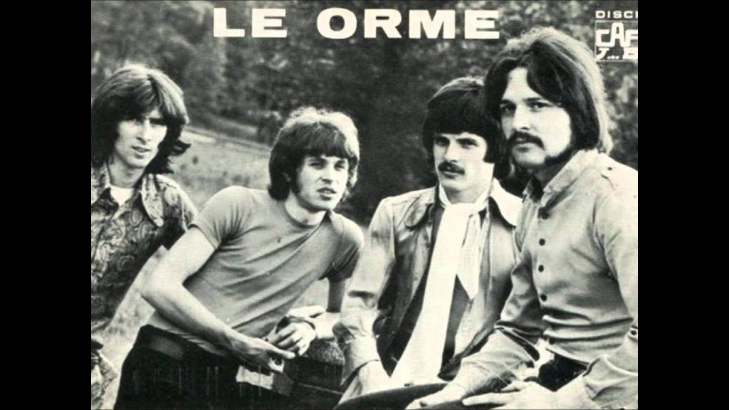 Foto storica del gruppo musicale Le Orme